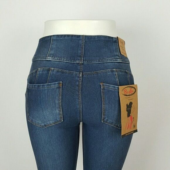 Women's High Wast Butt Lifter Jeggings Size Large - Picture 5 of 5